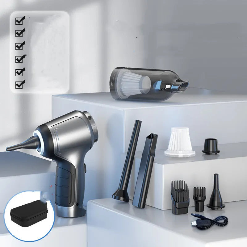 Handheld cordless vacuum cleaner with brushless motor for car and home cleaning