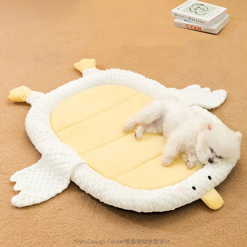 Orthopedic dog bed with waterproof removable cover and supportive foam mattress for medium-sized dogs