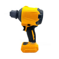 21V lithium battery air dust blower with dust exhaust apparatus for household cleaning