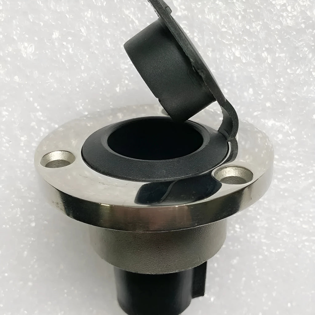 Stainless steel long pole yacht anchor light socket with ABS insulator and wires