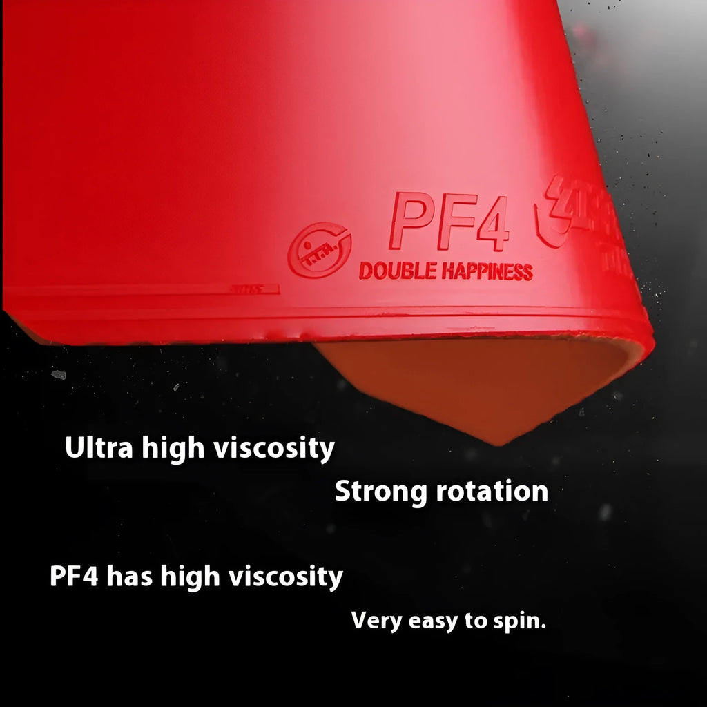 Fast Attack Sticky Classic-50 table tennis racket with red or black anti-rubber in thick or medium thick sponge options.