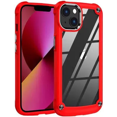 Transparent frosted silicone phone case for iPhone, drop-resistant non-yellowing, black colour