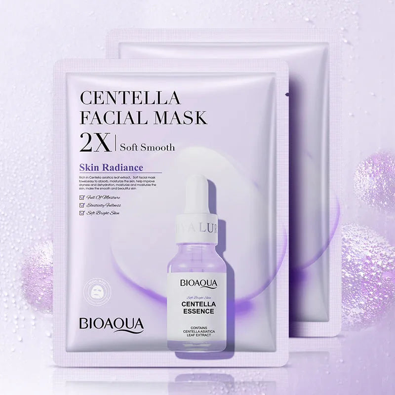 Collagen and hyaluronic acid face sheet mask set with 30g gel formula