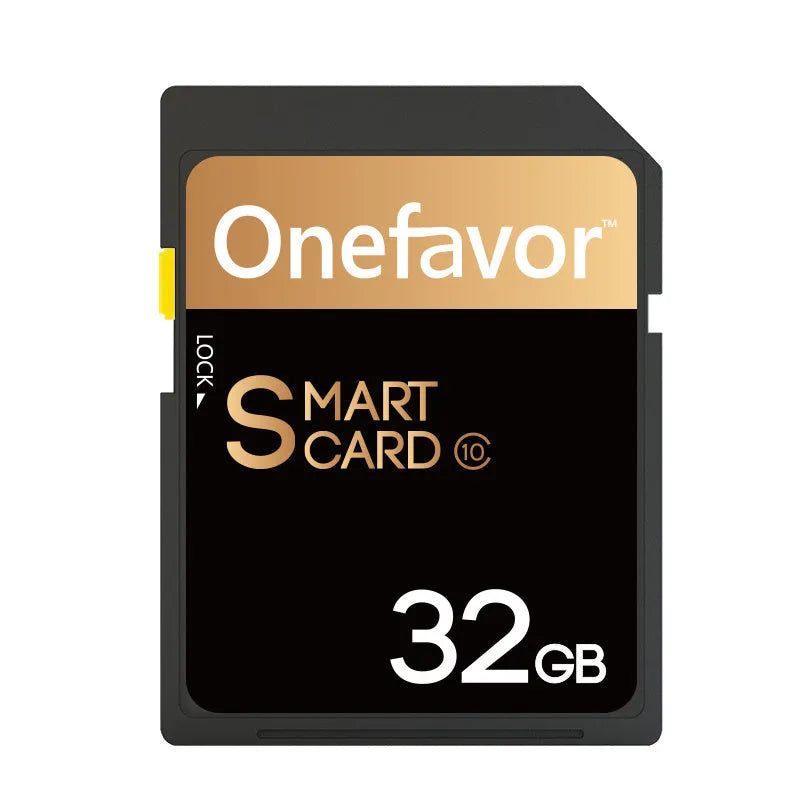 SD to PCMCIA adapter card with stainless steel housing and inserted 32GB SD card for Mercedes-Benz cars.