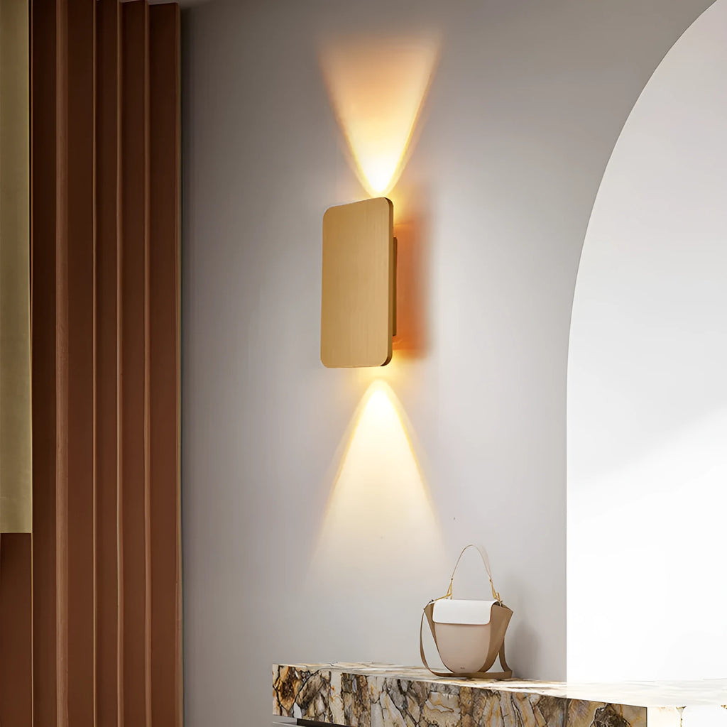 Minimalist Nordic style wall lamp with LED light source in modern design
