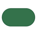 Silicone waterproof cat meal cleaning placemat in green colour showing size dimensions