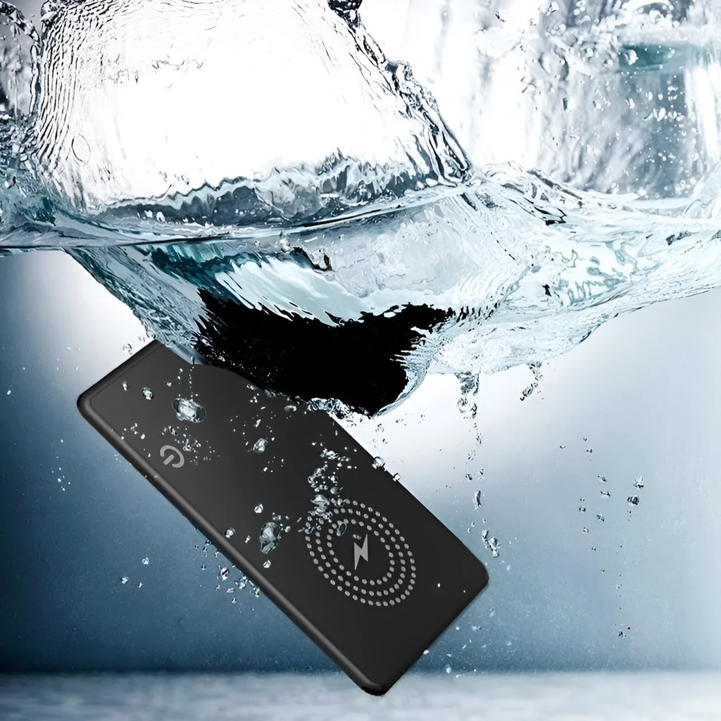 MFI Findmy AirTag anti-lost card tracker in black, shown next to a set of keys highlighting its slim 84mm x 52mm size.