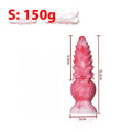 Pink shaped penis masturbation device in platinum silicone with berserker size options