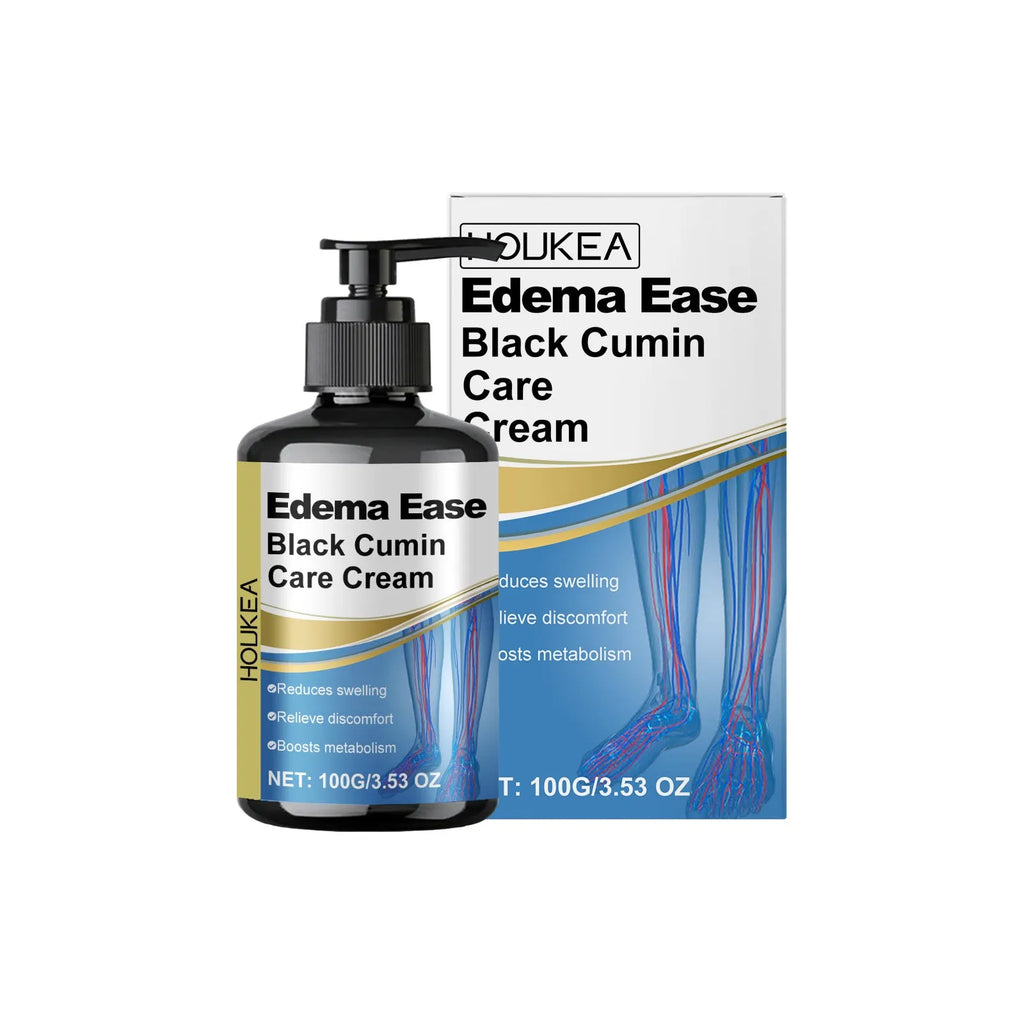 A 100g jar of herbal blend body soothing cream containing cumin seed oil and vitamin E.