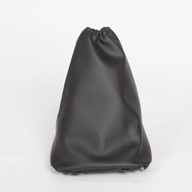 Black leather shift lever dust cover for Toyota Corolla gear protection