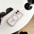 Transparent acrylic TPU phone case with magnetic suction for iPhone 17 models in black, blue, grey and pink colours