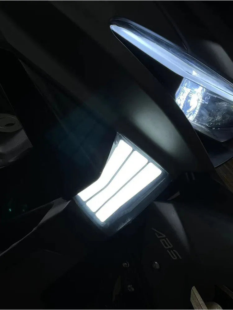 Two yellow LED cornering lamp bulbs for Tianying ts150 motorcycle turn signal replacement