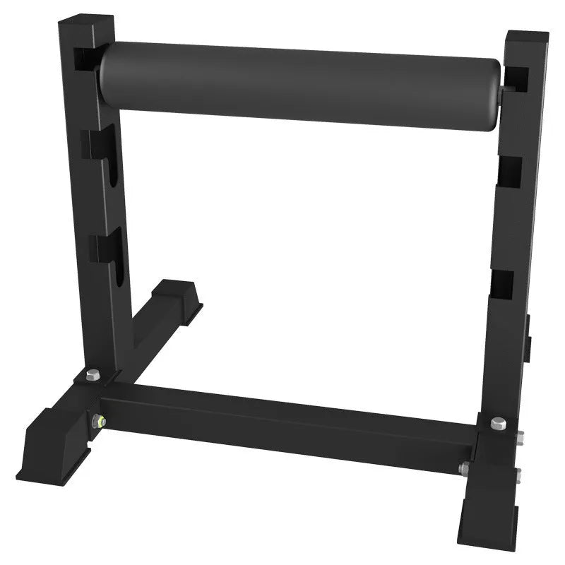 Black steel leg press training bar equipment for split squat exercises