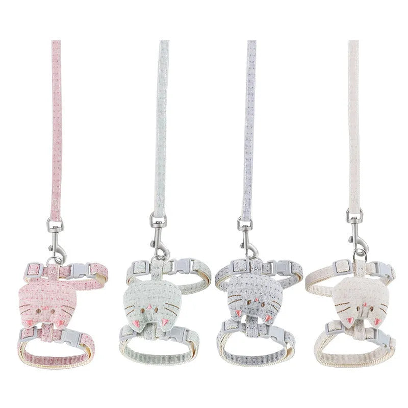 T-shaped cat pull rope with drawstring in cloth material for cats up to 8kg