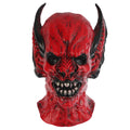 Red bat horror hood mask made from RP foam for Halloween and costume parties