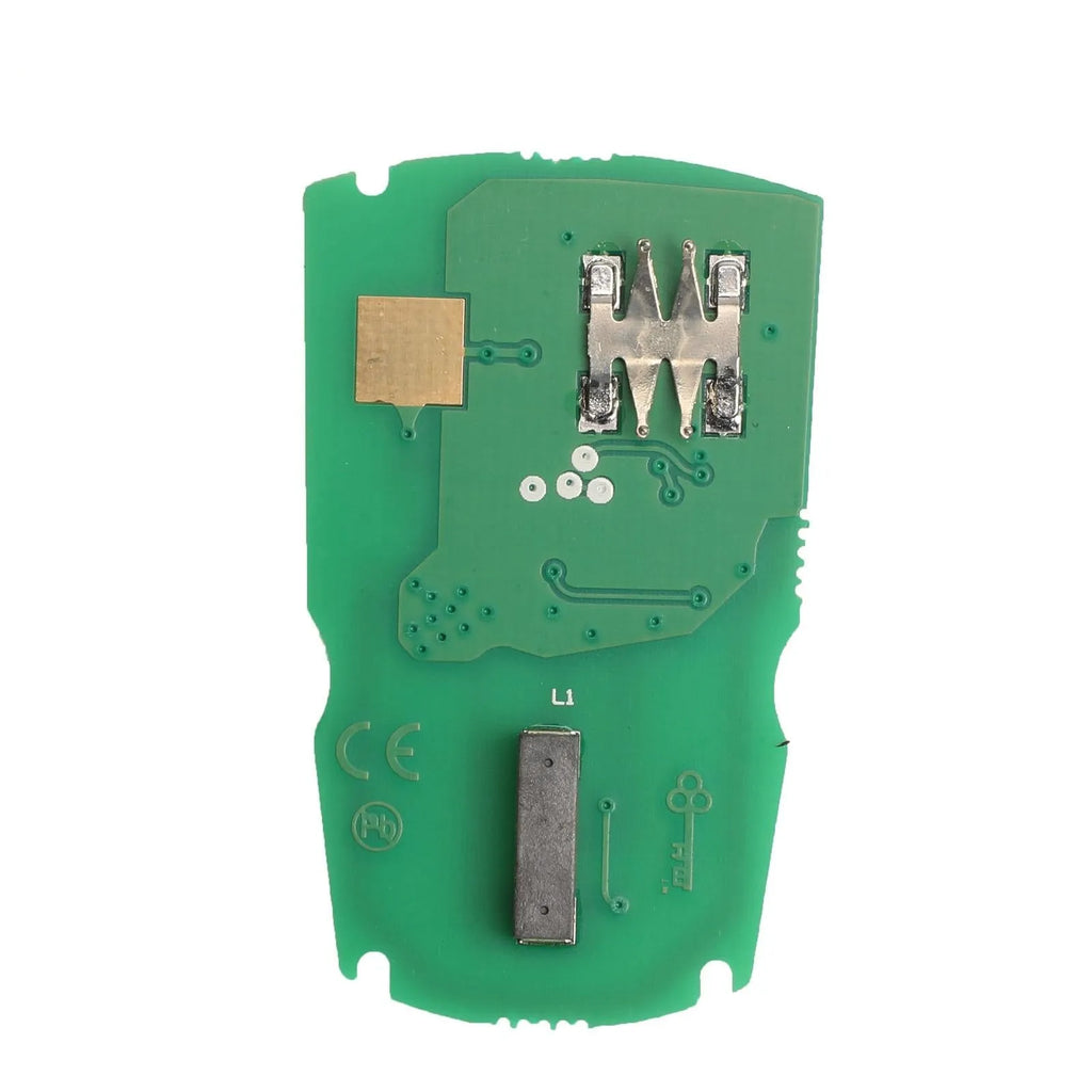 BMW semi-intelligent remote car key fob with three-button design and metal/plastic construction