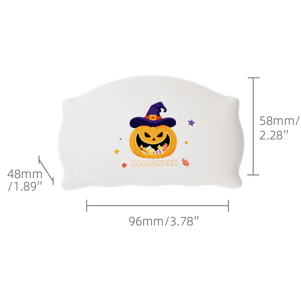 Cartoon Halloween doll table lamp in Magic Ghost or Pumpkin Ghost colour, shown on a table.