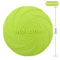 Soft rubber dog frisbee for outdoor training available in three sizes and colours