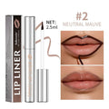 Matte finish lip liner pencil with pointed tip in multiple colour options