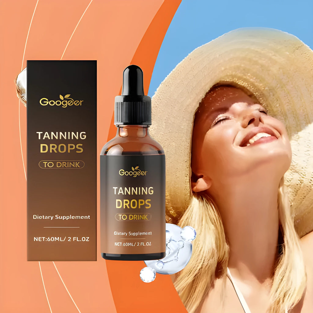 Googeer Tanning Drops bottle, 60ml body treatment serum for self-tanning