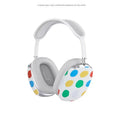 Wave point pattern hard shell protective case for Apple AirPods Max headphones with interior soft lining