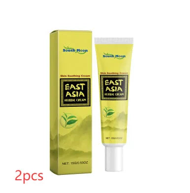 15g tube of Herbal Soothing Moisturising Cream with tea tree oil and Centella asiatica extract.
