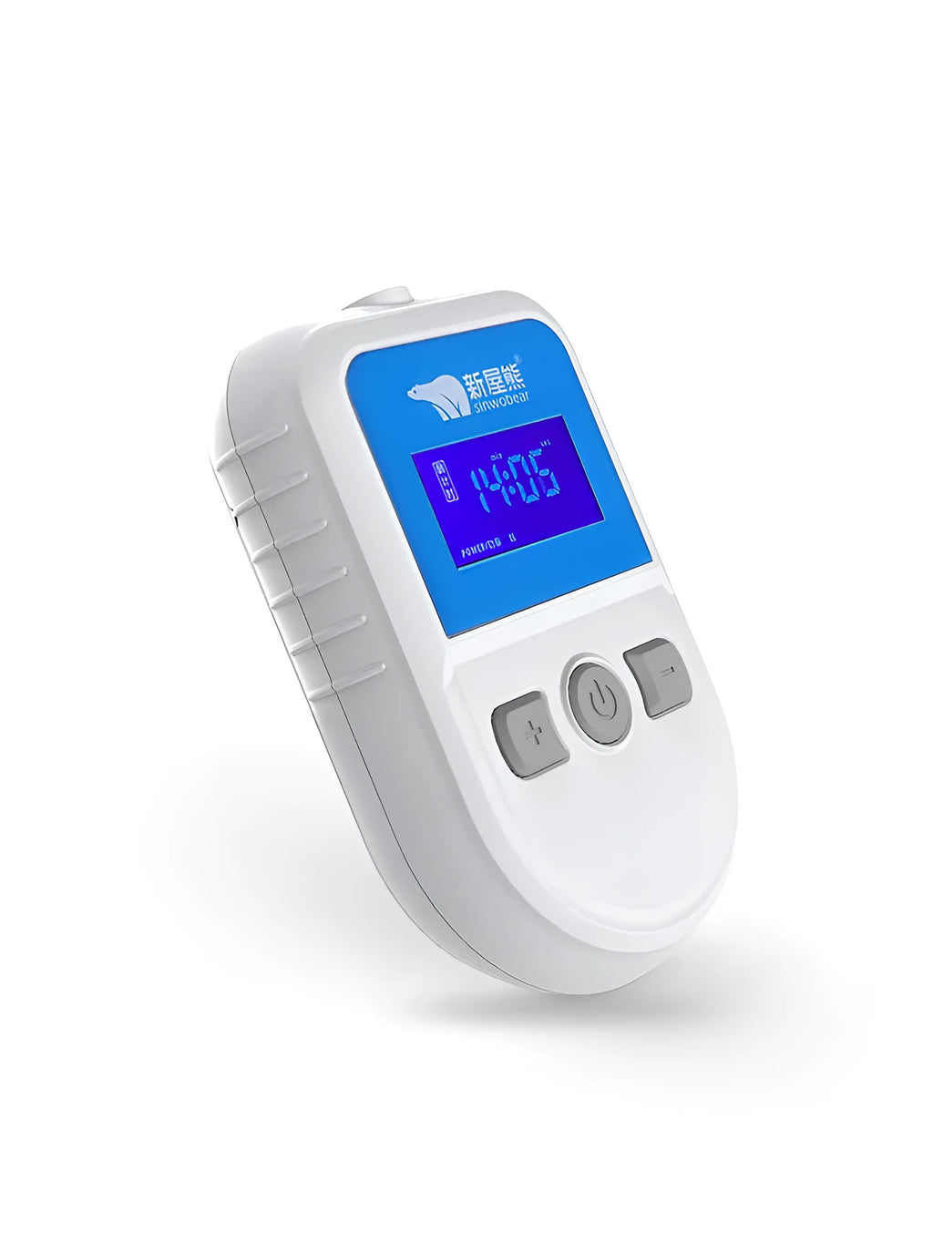 White HSM04 low frequency pulse therapy instrument measuring 180mm x 115mm x 70mm with USB power connection