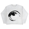 Organic cotton punk hip hop style round neck sweater in street hipster pullover design