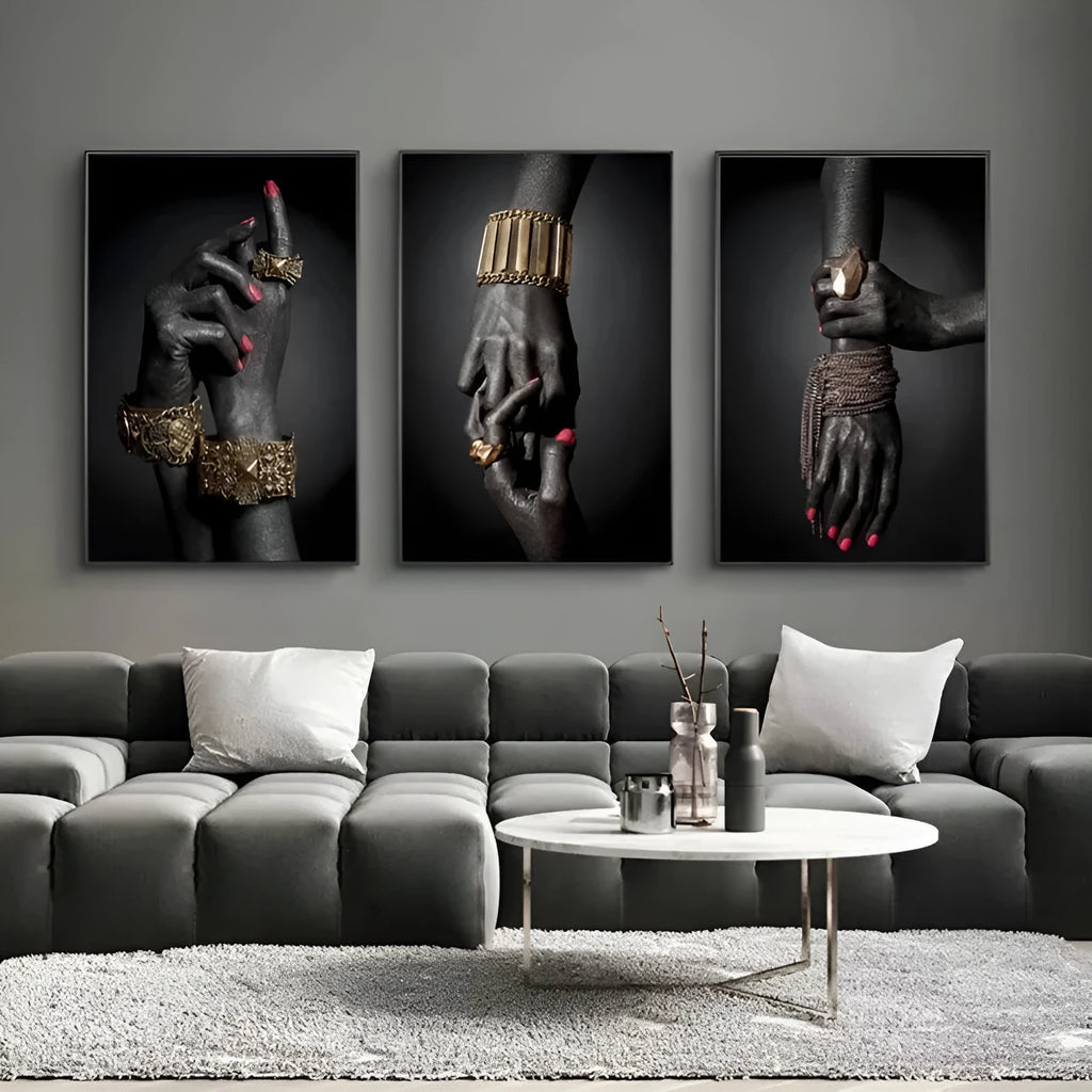 Frameless canvas painting poster modern decoration landscape print for bedroom living room