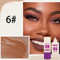 BB cream foundation in feeding bottle tube with ten colour shade options for brightening coverage