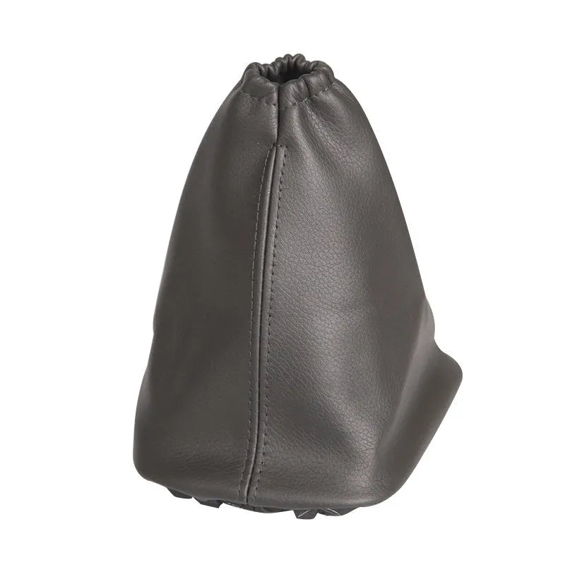 Black leather shift lever dust cover for Toyota Corolla gear protection