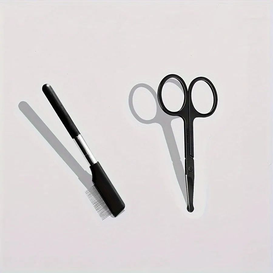 Pet grooming brush with soft bristles and comb for dogs and cats tear stain removal