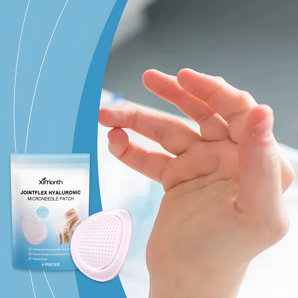 Four curcumin joint microneedle patches for body care application