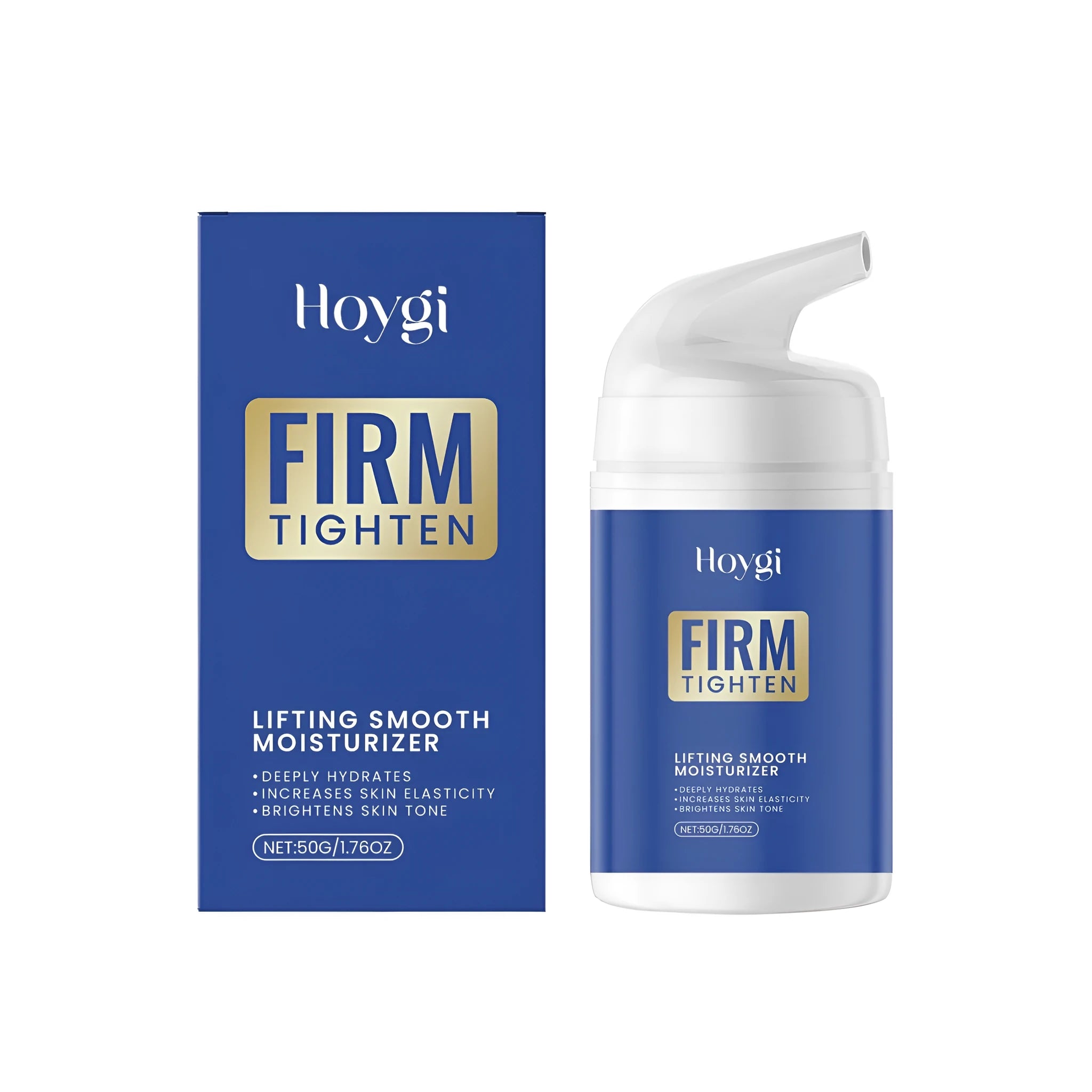 50g jar of lifting smooth moisturiser cream with hyaluronic acid and shea butter.