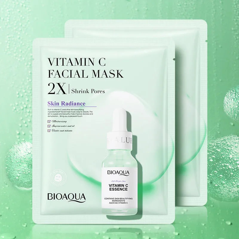 Collagen and hyaluronic acid face sheet mask set with 30g gel formula