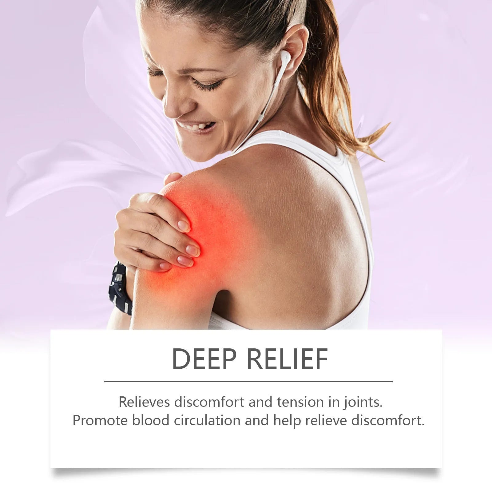 100g tube of body massage gel for joints, knees and elbows care