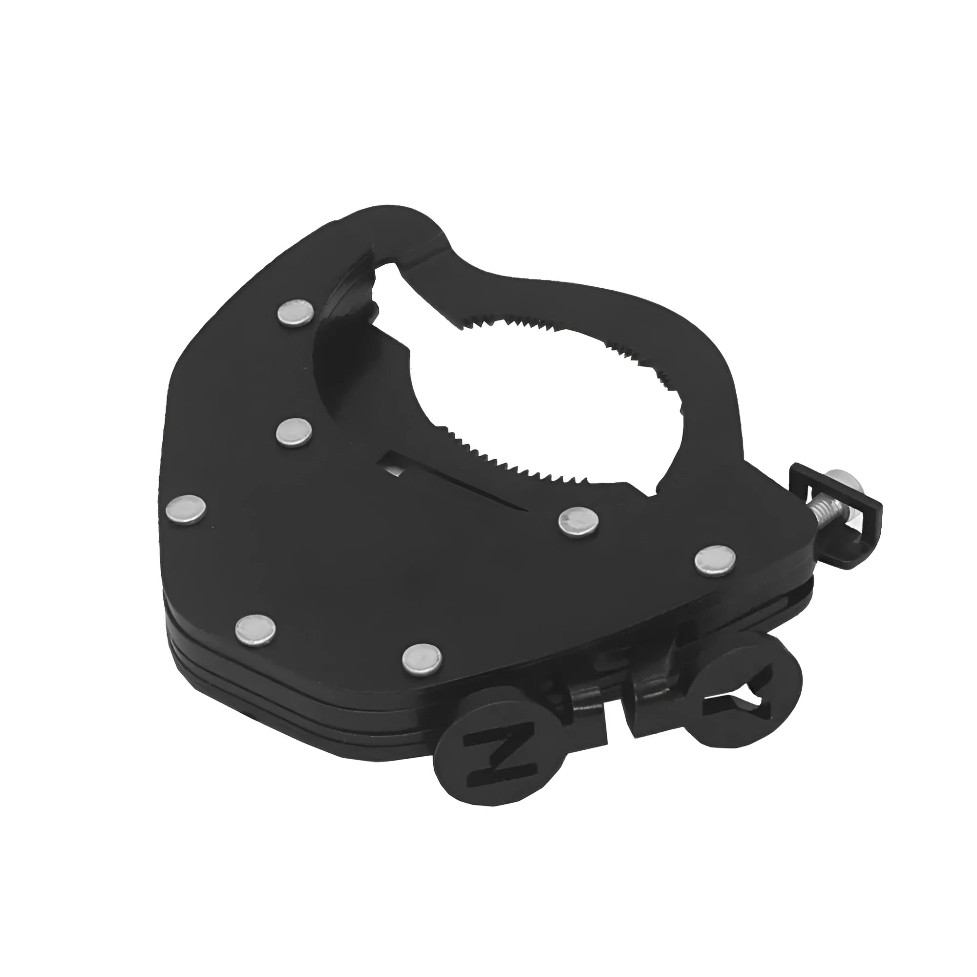 Universal motorcycle throttle lock device made from stainless steel