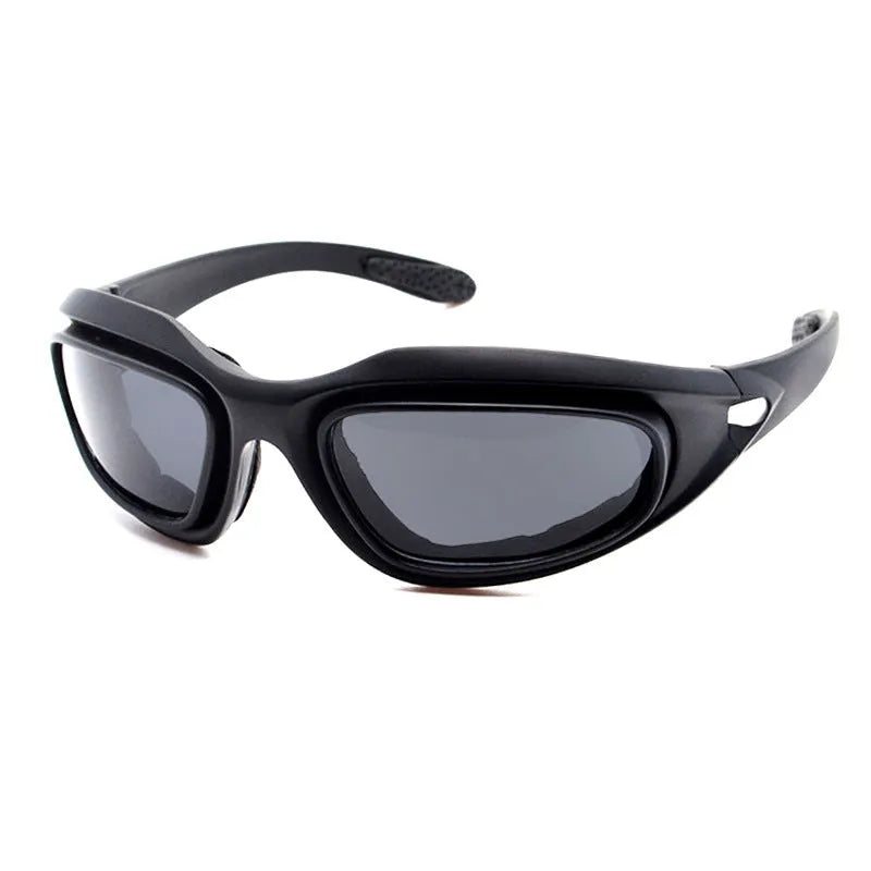 Polarised tactical sunglasses with sports frame for outdoor cycling and enhanced night vision