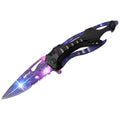 CS GO Karambit knife pattern car sticker on white background, 13cm size.