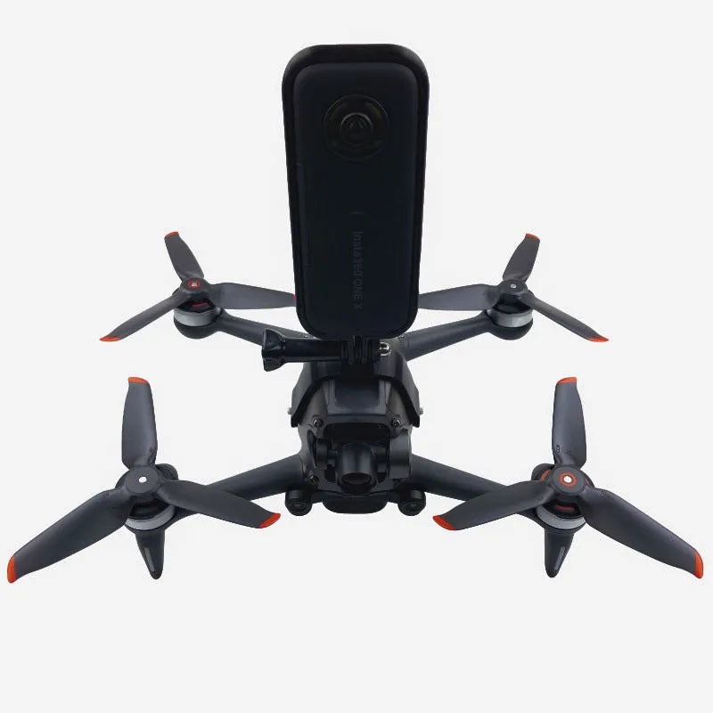 3D printed FPV drone panoramic top-mount expansion bracket for GoPro cameras