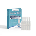 Bottle of mint leaf infused moisturising eye drops for dry eye relief.