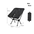 Aluminium alloy foldable moon chair with Oxford cloth seat in army green colour