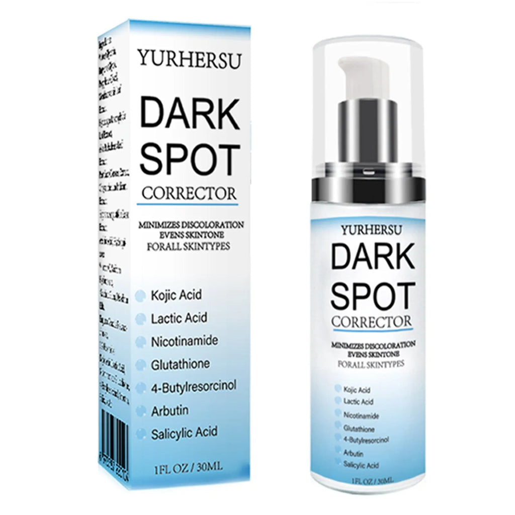 Spot lightening essence bottle for skin brightening, moisturising and tightening benefits