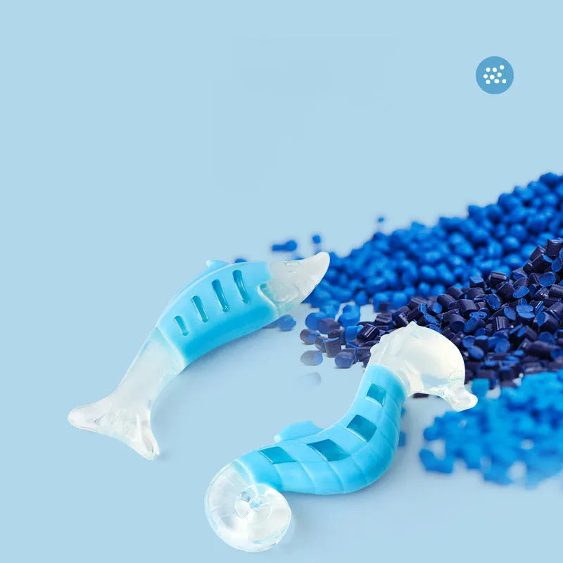 PU nylon seahorse and tuna dog chew toys for puppy teething