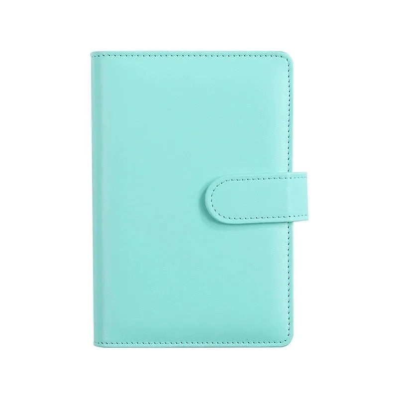 A5 PU leather zipper notebook shell in multiple colour options showing zipper closure and solid colour design