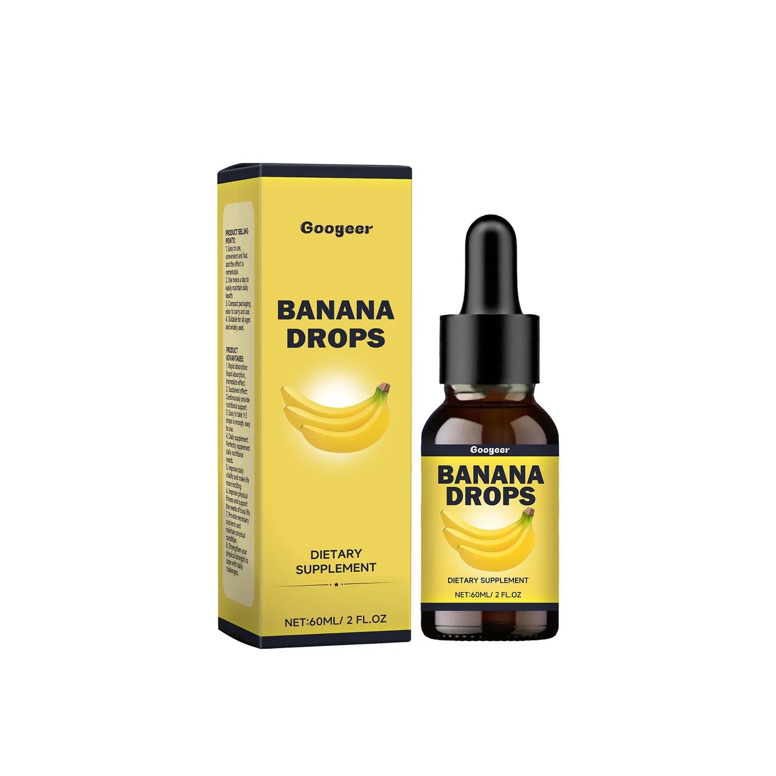Googeer Dietary Supplement Body Treatment 60ml bottle with herbal extract formula