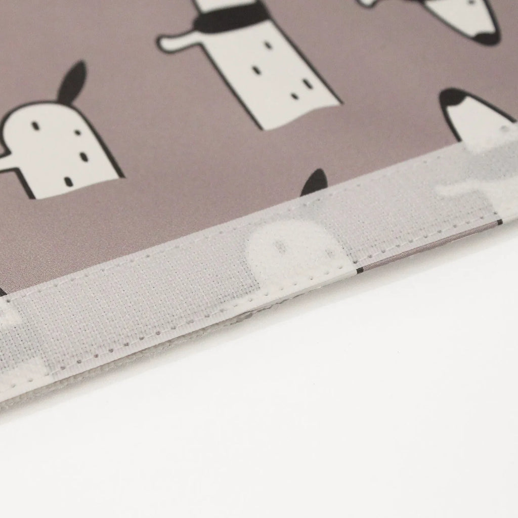 Dachshund cartoon pattern car safety belt shoulder protector in artificial leather