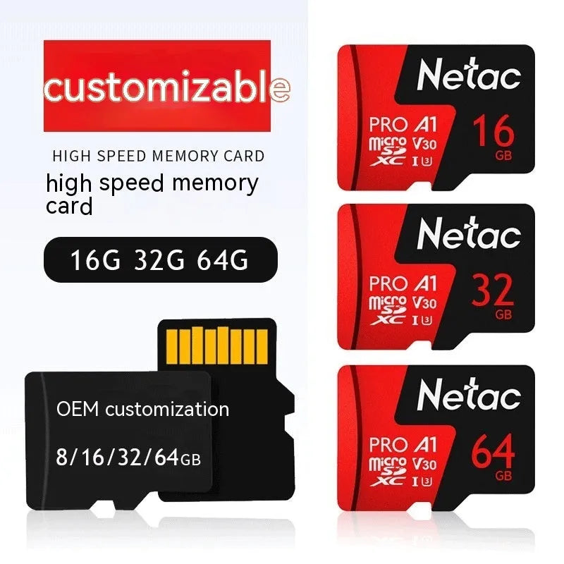 Longkka brand TF memory card for dash cams and security cameras in 16GB to 256GB capacities.