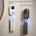 White electric wall-mounted sterilisation bin with UV light and drying functions