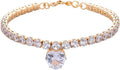 Gold rhinestone heart shaped pet collar for dogs and cats with adjustable chain